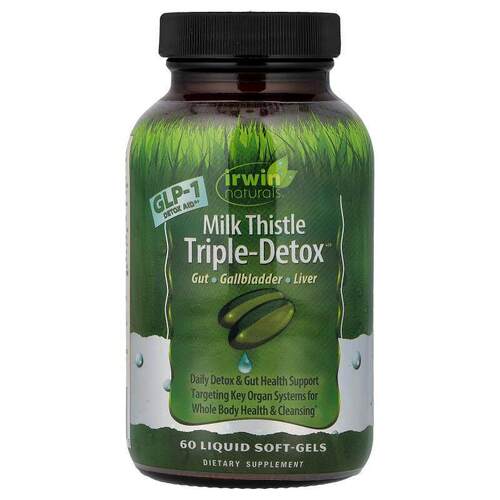 爱乐能,MilkThistleTriple-Detox™, 60 Liquid Soft-Gels