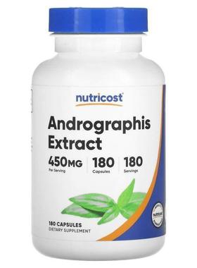 Nutricost,Andrographis Extract, 450 mg, 180 Capsules