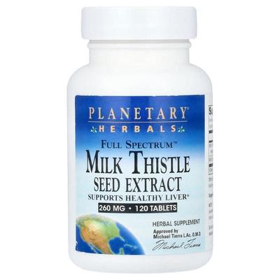Planetary Herbals,Full Spectrum™ Milk Thistle Seed Extract,