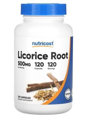 Nutricost,Licorice Root, 500 mg, 120 Capsules