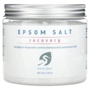 White Egret Personal Care,Epsom Salt, Recovery, Eucalyptus &