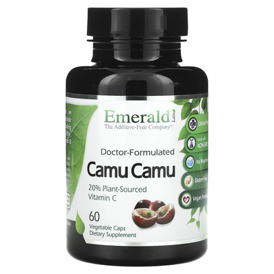 Emerald Laboratories,Camu Camu卡姆果，60粒素食胶囊
