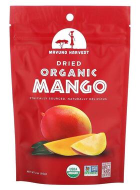 Mavuno Harvest,Organic Dried Mango, 2 oz (56 g)