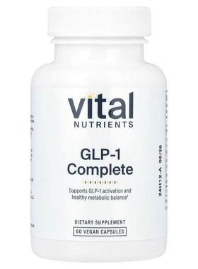 Vital Nutrients,GLP-1 Complete, 60 Vegan Capsules
