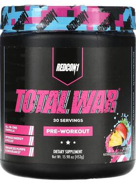 Redcon1,Total War, Pre-Workout, Vice City Strawberry Pina Co