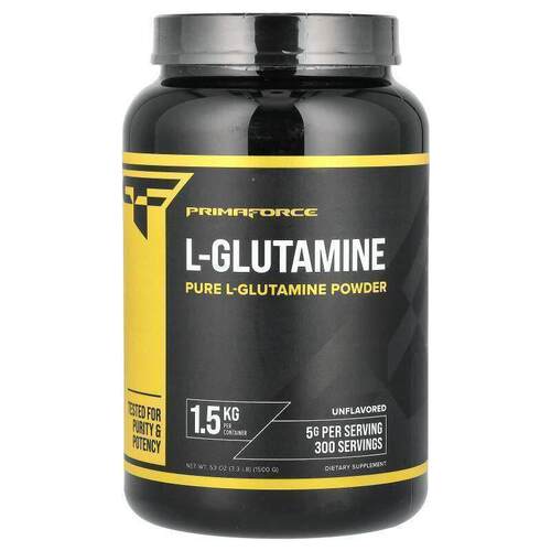 Primaforce,L-Glutamine Powder, Unflavored, 3.3 lb (1,500 g)