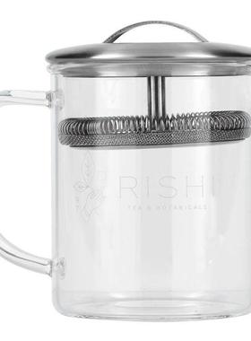 Rishi Tea,Simple Brew，Borosilicate 玻璃茶壶，13.5 液量盎司4