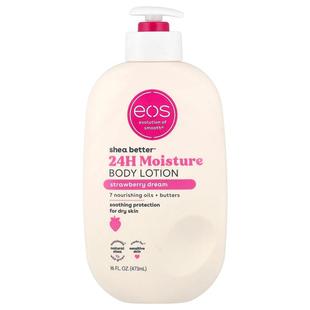 EOS,Shea Better™, 24H Moisture Body Lotion, Strawberry Dream