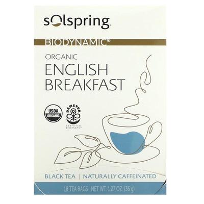 Mercola博士,Biodynamic®, Organic English Breakfast, Black Te