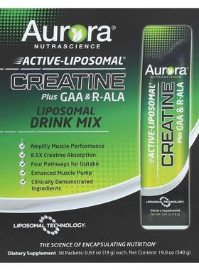 Aurora Nutrascience,Active Liposomal, Creatine Plus GAA &amp