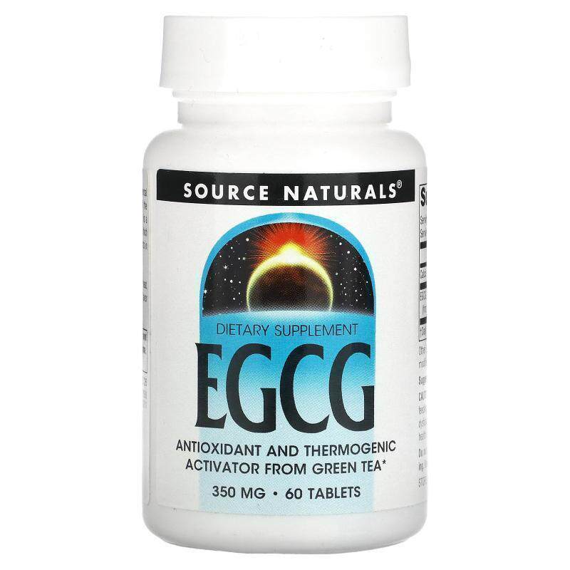 源美Source Naturals表棓儿茶酚棓酸酯EGCG心血管健康