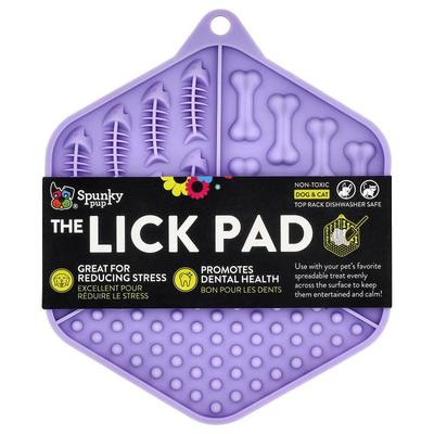 Spunky Pup,The Lick Pad, Dog & Cat, Hexagon, 1 Count