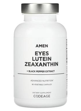 Codeage,Amen, Eyes, Lutein, Zeaxanthin + Black Pepper Extrac