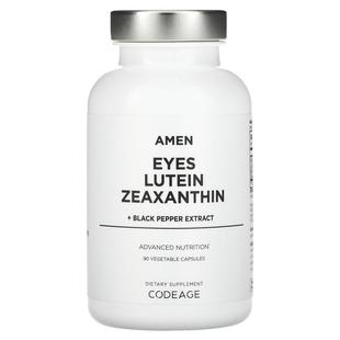 Codeage,Amen, Eyes, Lutein, Zeaxanthin + Black Pepper Extrac