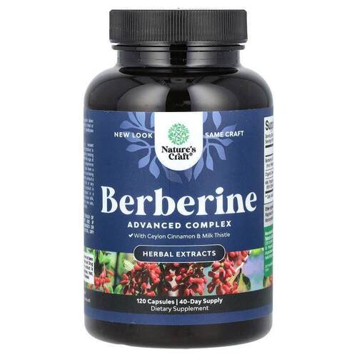 Natures Craft,Berberine, 120 Capsules