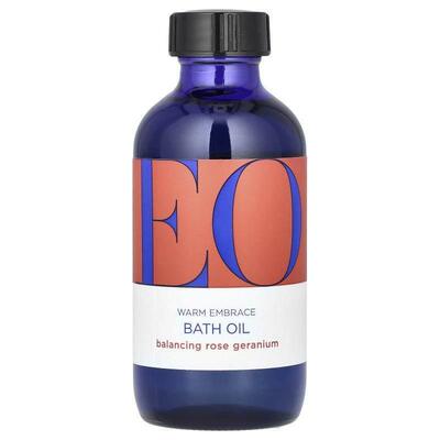 EO Products,Warm Embrace Bath Oil, Balancing Rose Geranium,