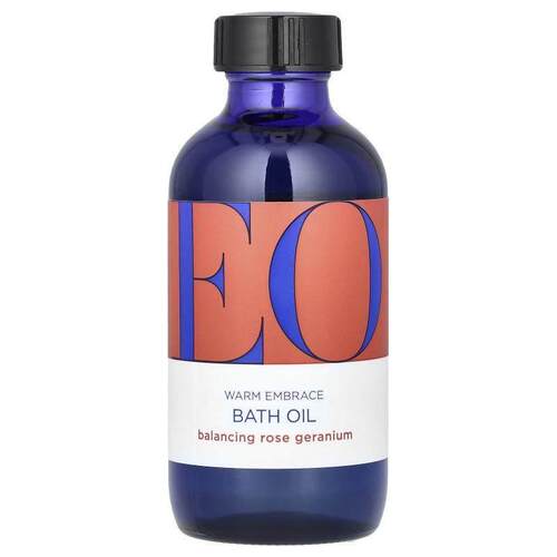 EO Products,Warm Embrace Bath Oil, Balancing Rose Geranium,