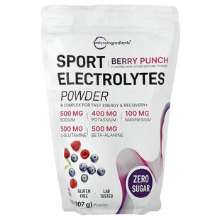 Micro Ingredients,Sport Electrolytes Powder, Berry Punch, 2
