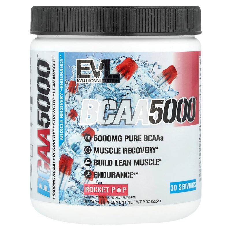 EVL,BCAA5000®，火箭泡泡糖，9 盎司（255 克）