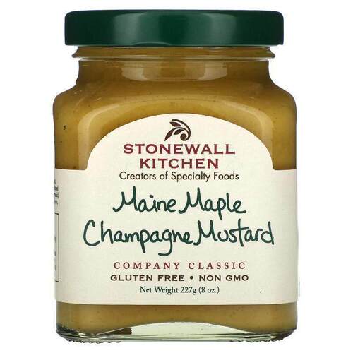 Stonewall Kitchen,Maine Maple Champagne Mustard, 8 oz (227 g