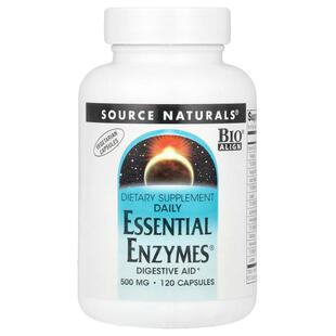 源美,日常 Essential Enzymes®，500 毫克，120 粒胶囊