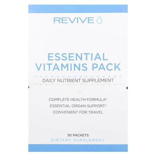 Revive MD Supplement Company LLC,Essential Vitamins Pack, 30