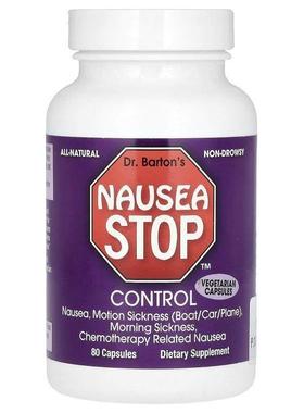 Dr. Barton's,Nausea Stop Control, 80 Capsules