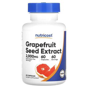 Nutricost,Grapefruit Seed Extract, 2,000 mg, 60 Capsules