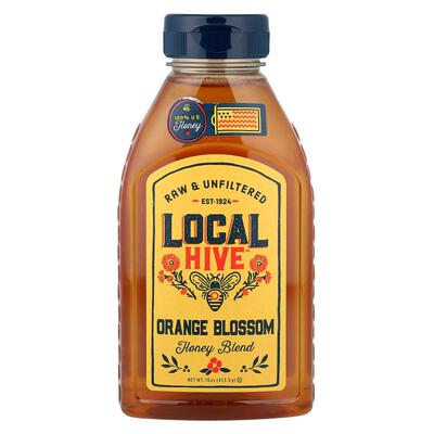 Local Hive,Honey Blend, Orange Blossom, Raw & Unfiltered, 16