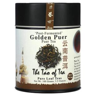 The Tao of Tea,Golden Puer Tea, Post-Fermented, 3.5 oz (100