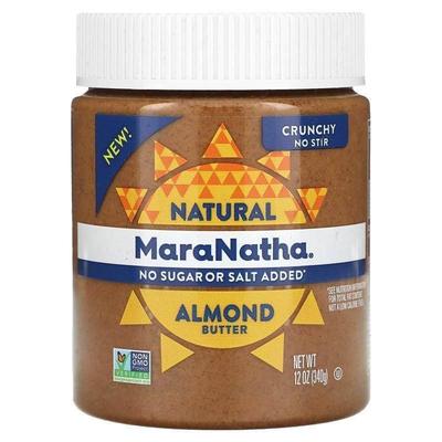MaraNatha,Natural Almond Butter, Crunchy, 12 oz (340 g)
