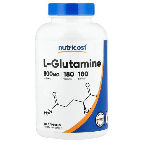 Nutricost,L-Glutamine , 180 Capsules