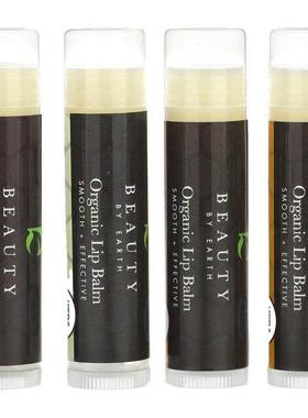 Beauty By Earth,Organic Lip Balm, Vanilla Bean &amp; Hon