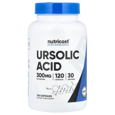Nutricost,Performance, Ursolic Acid, 120 Capsules (75 mg per