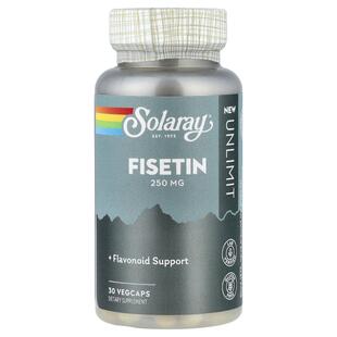 Solaray,Unlimit, Fisetin, 250 mg, 30 VegCaps