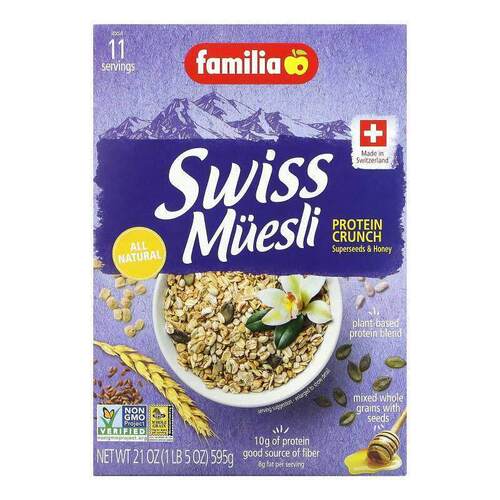 瑞士麦,Swiss Muesli Protein Crunch, Superseeds &amp;amp;