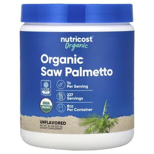 Nutricost,Organic Saw Palmetto, Unflavored, 8 oz (227 g)