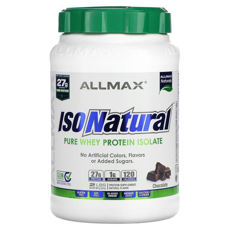 ALLMAX分离乳清蛋白粉纯乳清蛋白质粉增肌粉瘦人运动营养粉