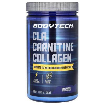 BodyTech,CLA Carnitine Collagen, Unflavored, 13.65 oz (387 g