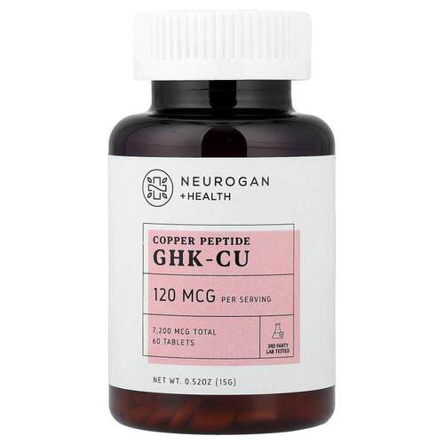 Neurogan Health,Copper Peptide GHK-CU , 120 mcg, 60 Tablets,