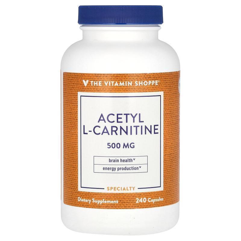 The Vitamin Shoppe,Acetyl-L-Carnitine, 500 mg, 120 Capsules