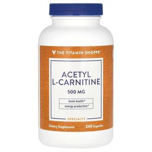 Acetyl 120 Vitamin Capsules Shoppe 500 The Carnitine
