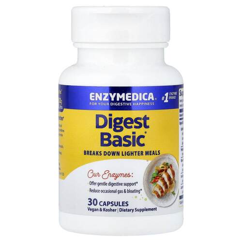 Enzymedica,Digest Basic 关键酶配方，30 粒