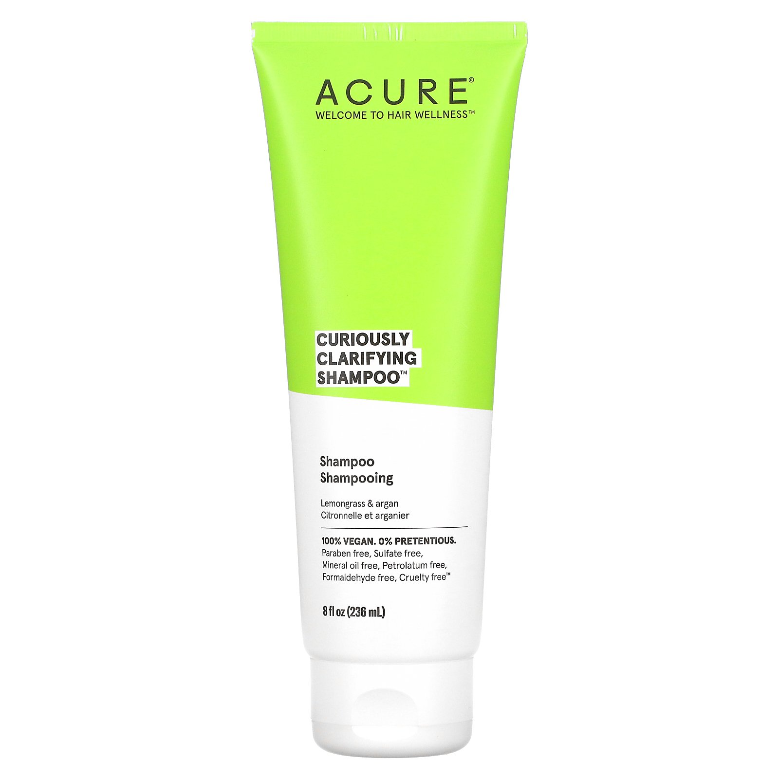 ACURE,Simply Smoothing 柔顺洗发水，椰子和马鲁拉油，8 液量盎2
