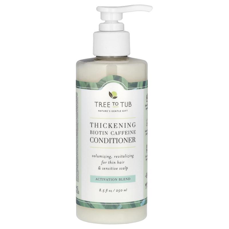 Tree to Tub,Thickening Biotin Caffeine Conditioner, 8.5 fl o