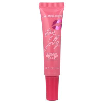 L.A. Colors,Stay Jelly, Sheer Butter Balm, CLG461 Smiles, 0.