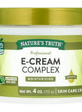 Nature's Truth,E-Cream Complex, Skin Care Cream, Unscented ,