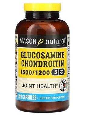 Mason Natural,Glucosamine Chondroitin, 280 Capsules