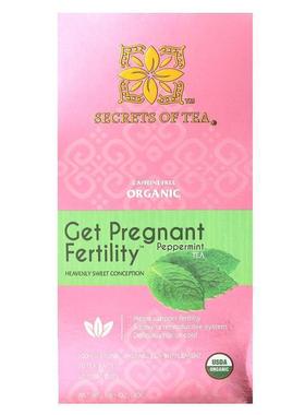 Secrets of Tea,Organic Get Pregnant Fertility Tea, Fruits, C