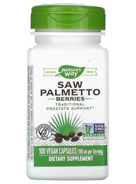 然萃维,Saw Palmetto Berries, 585 mg, 100 Vegan Capsules
